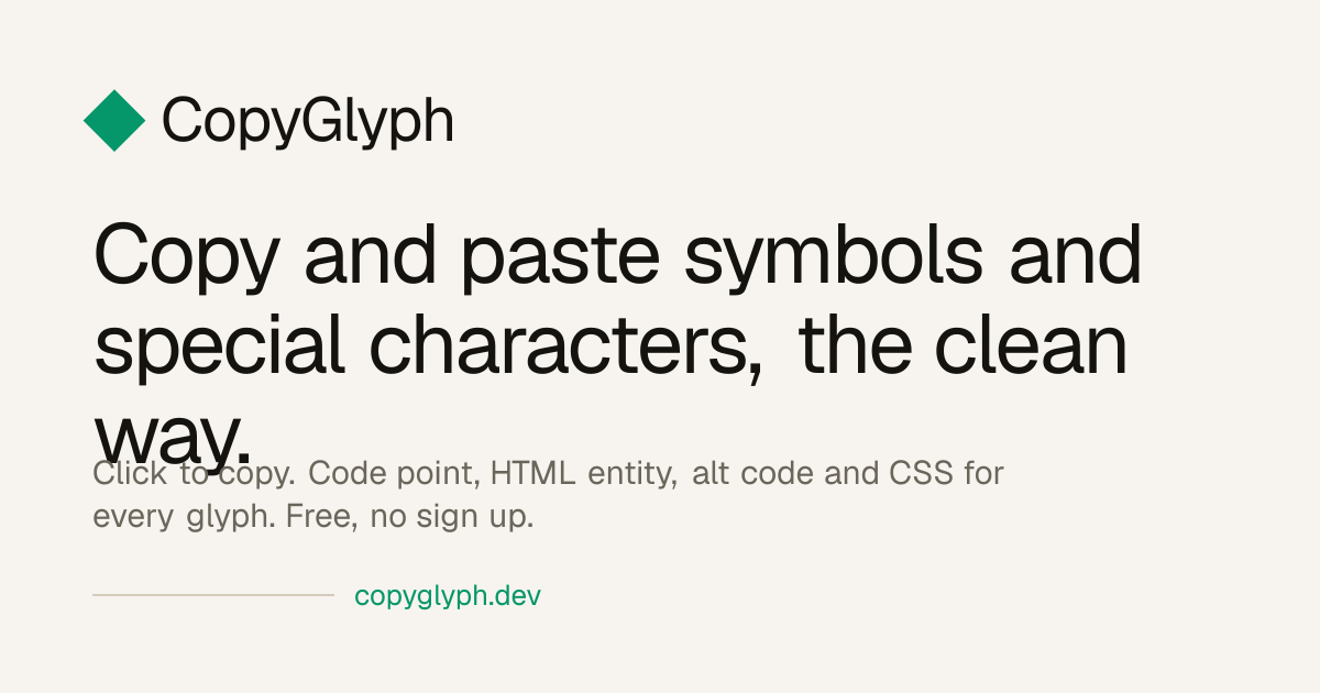 Fancy Letters & Text Symbols to Copy and Paste | CopyGlyph